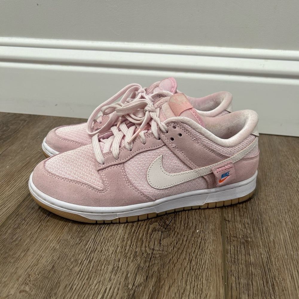 Nike dunk low teddy pink- women’s size 8